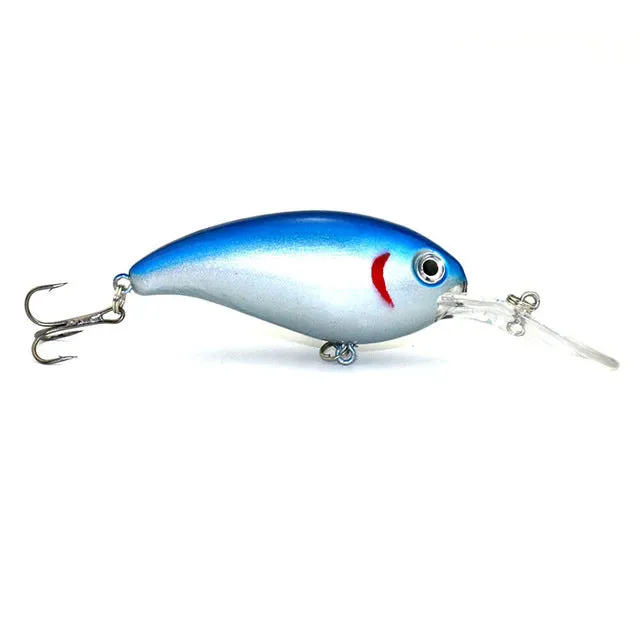 1pcs 14g 10cm Crankbait Fishing Wobblers Hard bait Bass Spinner Fishing Lures 17 Colors Pesca fishing tackle YE-195