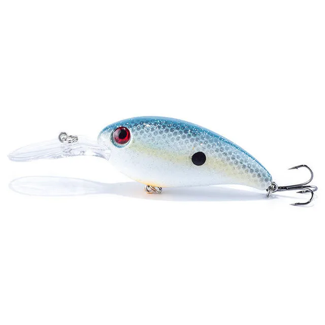 1pcs 14g 10cm Crankbait Fishing Wobblers Hard bait Bass Spinner Fishing Lures 17 Colors Pesca fishing tackle YE-195