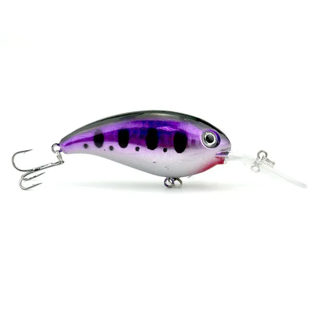 1pcs 14g 10cm Crankbait Fishing Wobblers Hard bait Bass Spinner Fishing Lures 17 Colors Pesca fishing tackle YE-195