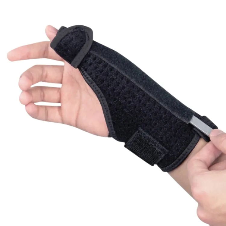 2 PCS Wrist Brace Sprain Fracture Tenosynovitis Thumb Steel Bar Support, Size: Free Size, Specification: Right Hand