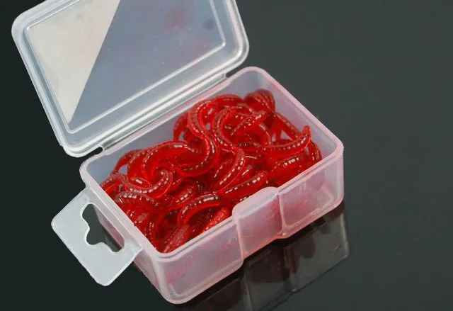 20g / Box Soft Lure Fishy Smell Earthworm Blood Worms Maggots Sea Worm Simulation Lures Artificial Bait Fishing Accessories