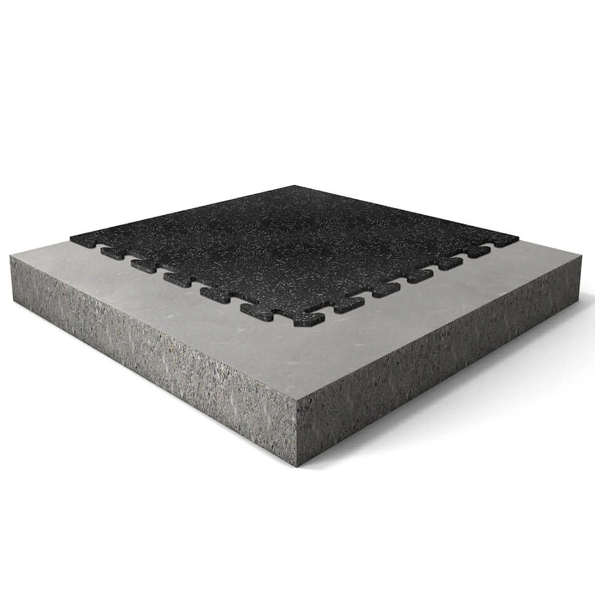 24" x 24" Regupol Activlok Interlocking Rubber Tile (Corner)