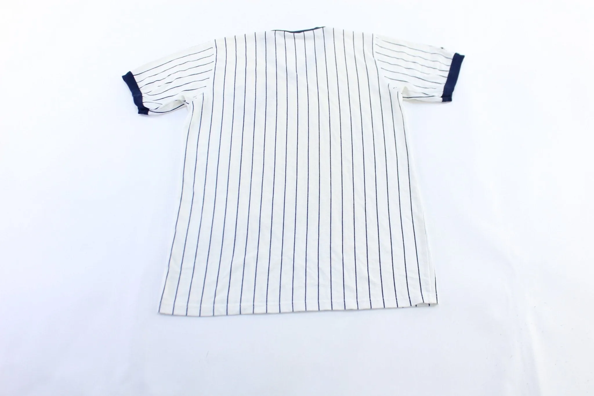 90's Majestic New York Yankees Striped Jersey T-Shirt