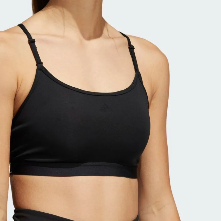 Adidas Aeroreact Training Light-Support Women Training Bra Black