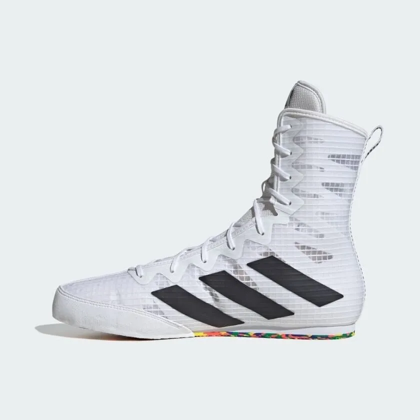 adidas Box Hog 4 Boxing Boots Mens White & Black