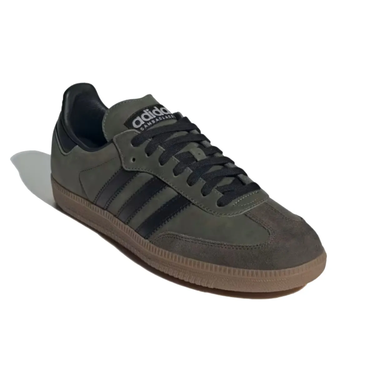 Adidas Men's Samba OG Base Green/Core Black/Brown Desert