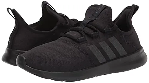 adidas Women's Cloudfoam Pure 2.0 Running Shoes, Black/Black/Core White, 7