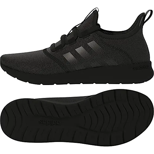 adidas Women's Cloudfoam Pure 2.0 Running Shoes, Black/Black/Core White, 7