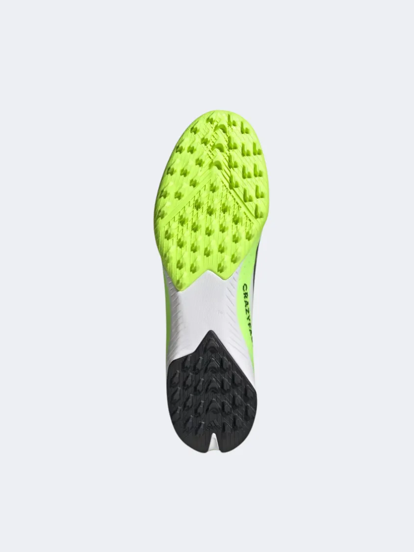 Adidas X Crazyfast.3 Men Turf Shoes Cloud White /Lemon