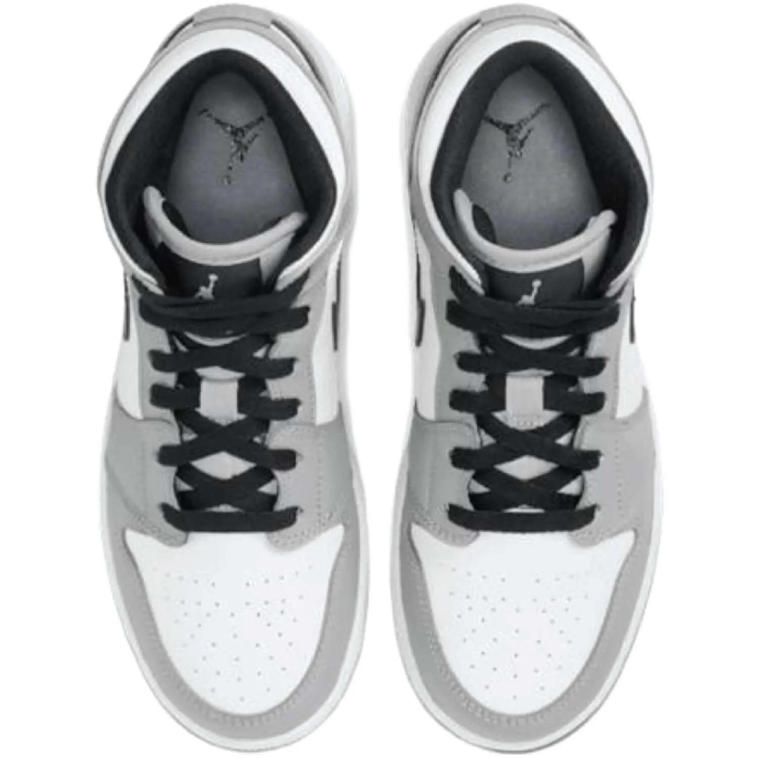 Air Jordan 1 Mid GS Light Smoke Grey