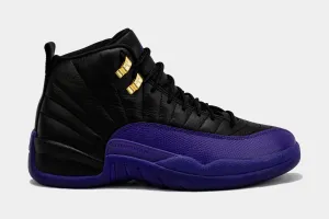 Air Jordan 12 Retro Field Purple Mens Lifestyle Shoes (Black/Purple)