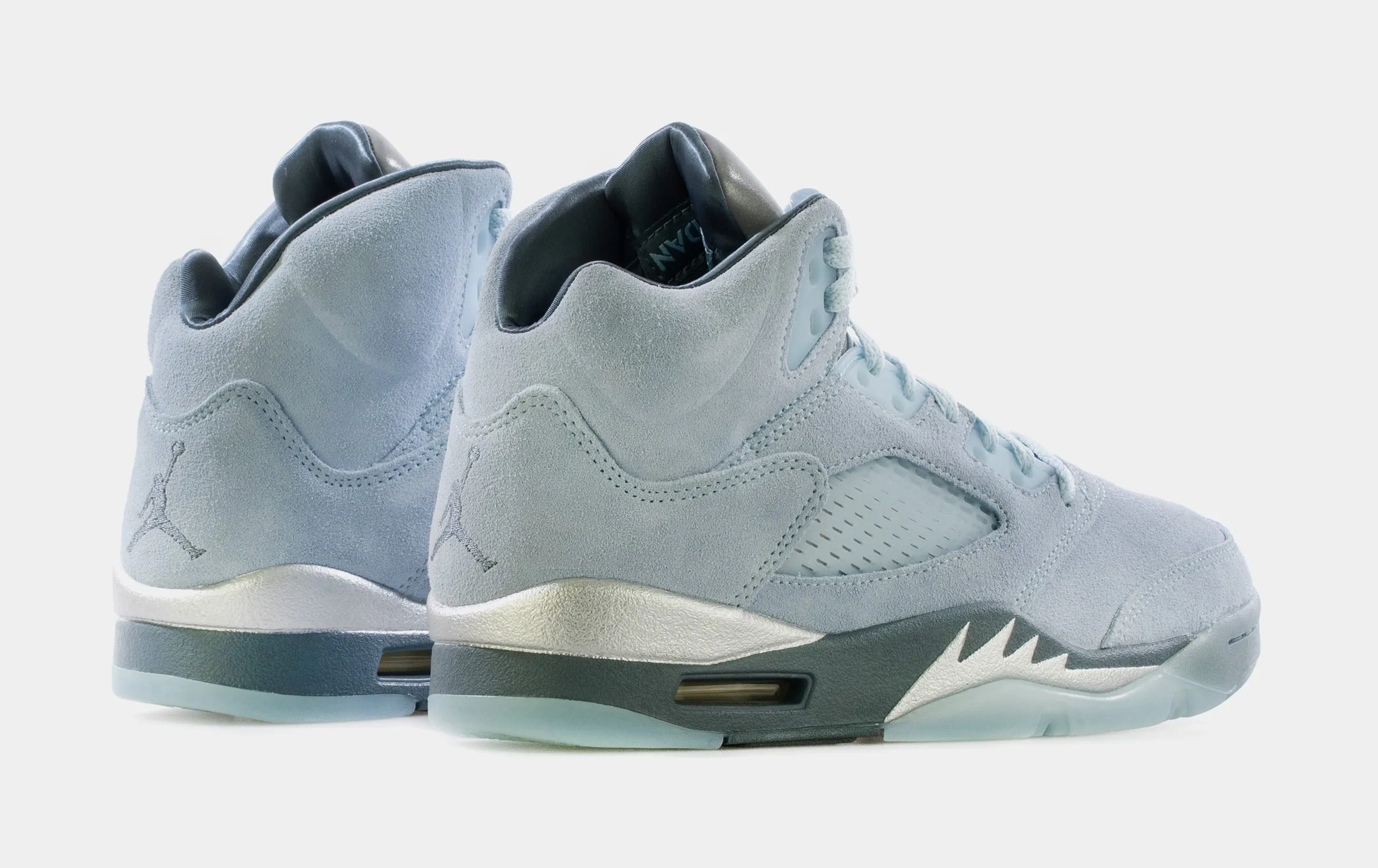 Air Jordan 5 Retro Bluebird Womens Lifestyle Shoe (Photo Blue/Football Grey/Metallic Silver/White) Limit One Per Customer