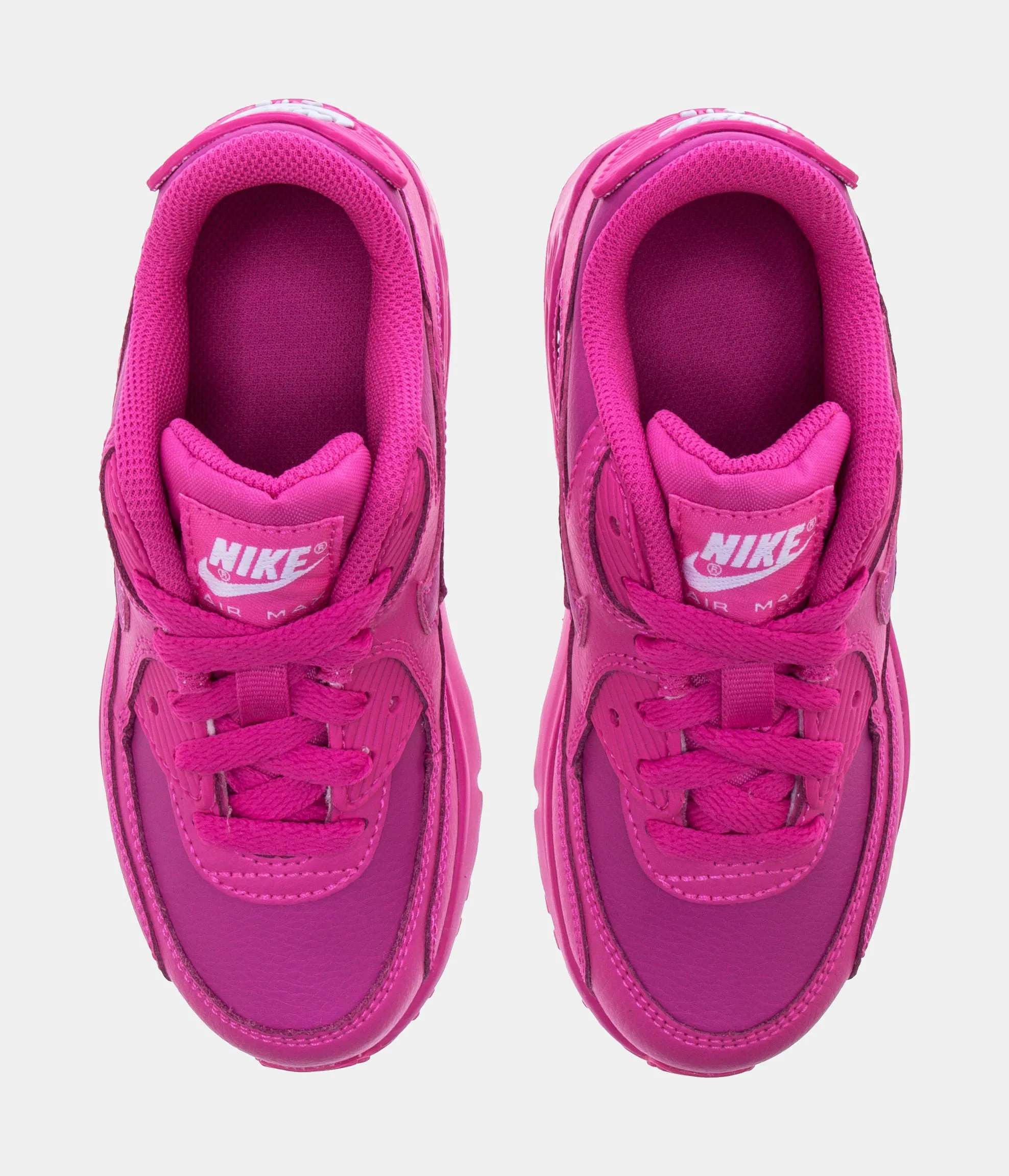 Air Max 90 Preschool Lifestyle Shoes (Pink/White)