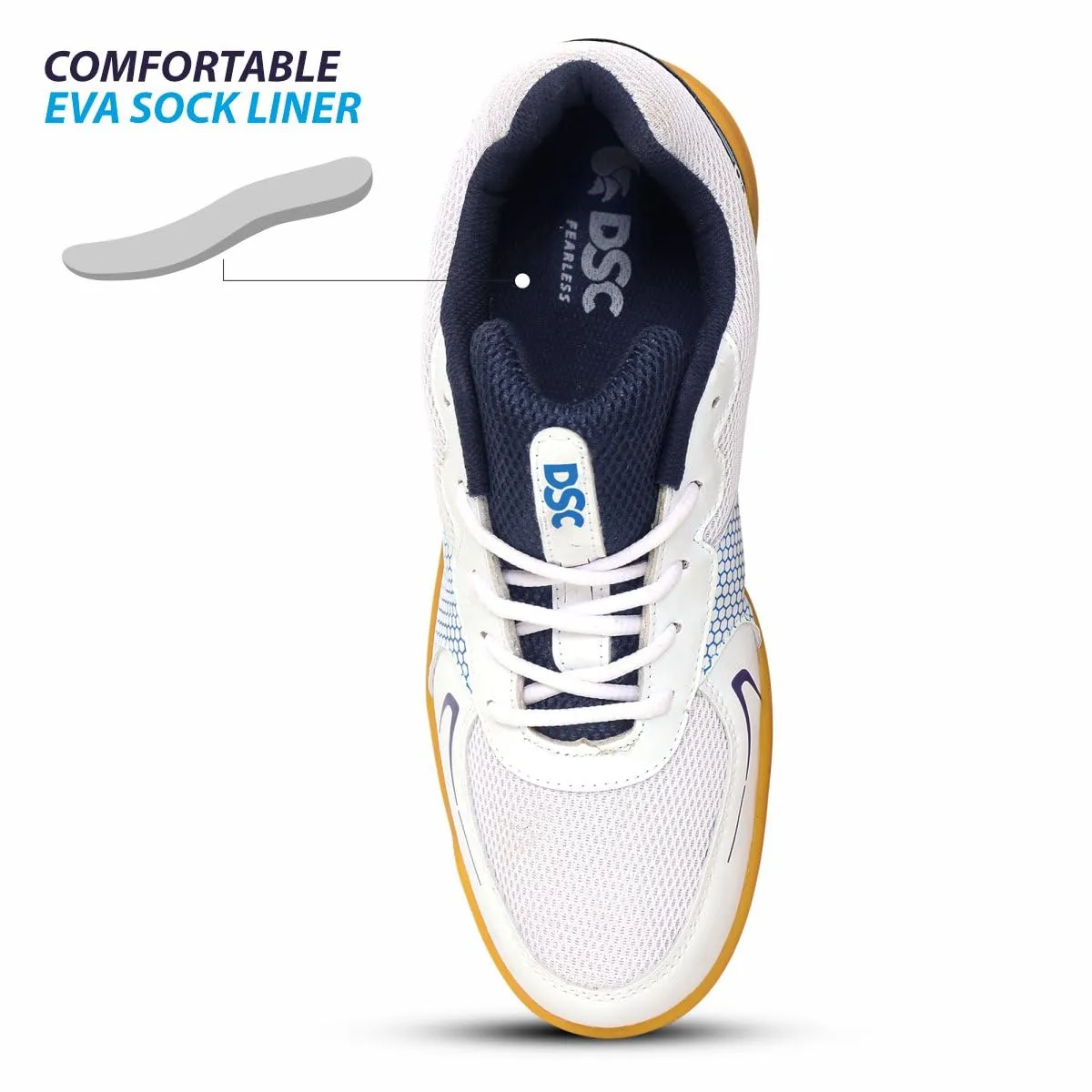 Akido Badminton Shoes for Mens | Colour - White