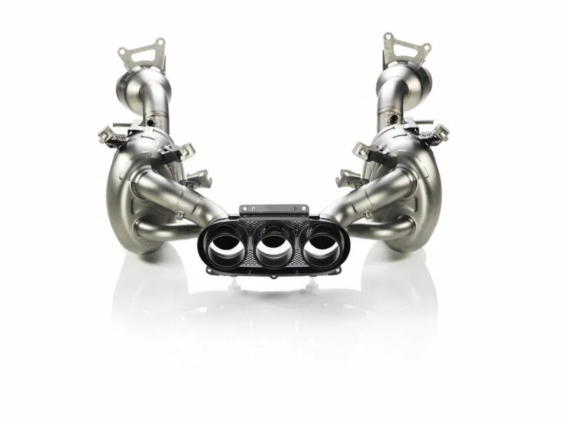 AKRAPOVIC MTP-FE458H Slip-On Line (Titanium) for FERRARI 458 Italia / 458 Spider 2010-2015 EC Approval