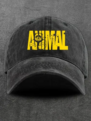 Animal Washed Gym Cap