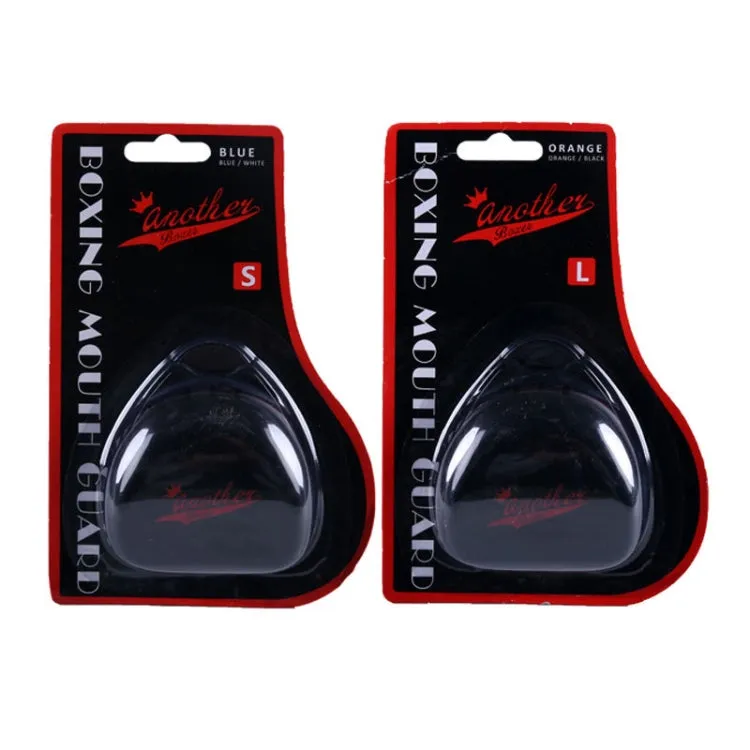 Anotherboxer Taekwondo Sanda Boxing Single-Sided Mouthguards, Size:S(Blue Red)