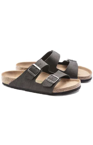 Arizona Vegan Two-Strap Sandals - Desert Dust Black