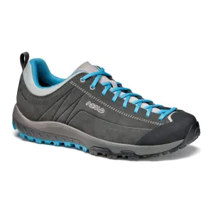 Asolo Space GV Womens Hiking Shoe - Graphite/Cyan Blue