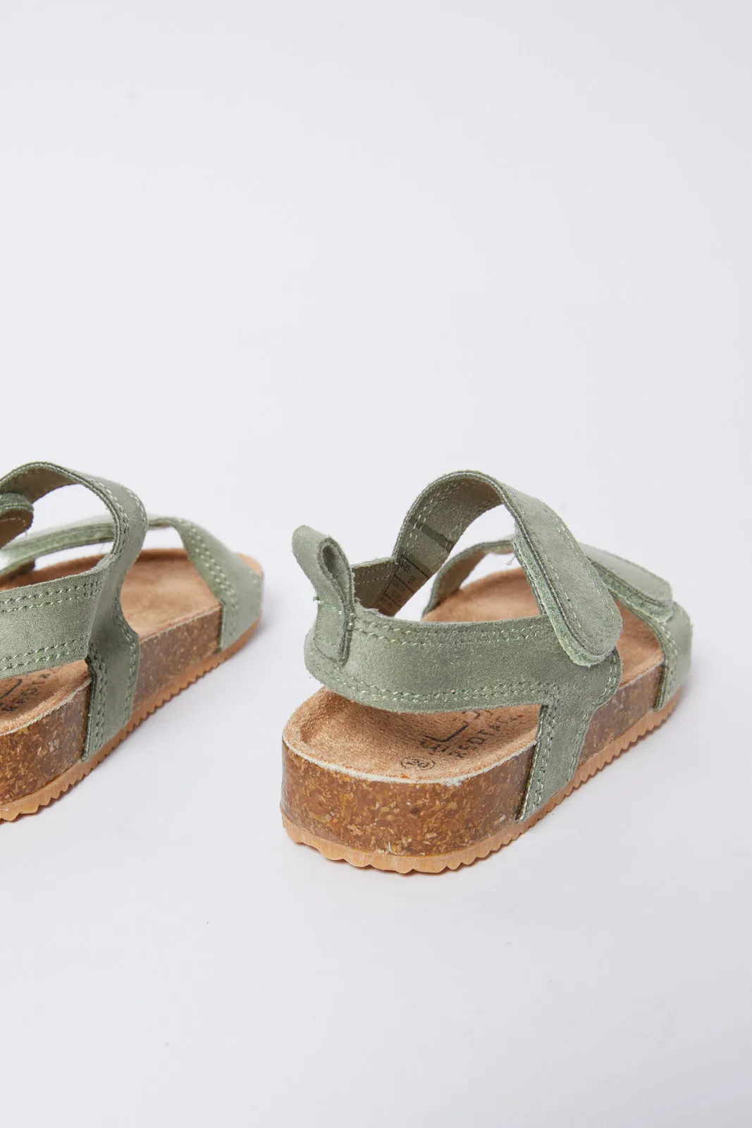 Baby Boys Green Cork Sandal