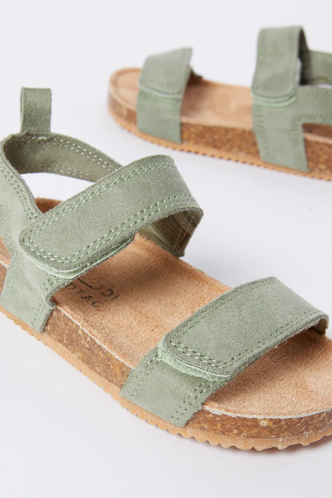 Baby Boys Green Cork Sandal