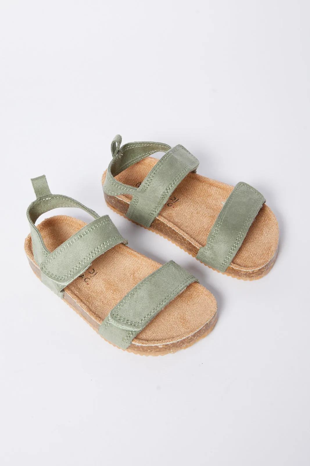 Baby Boys Green Cork Sandal