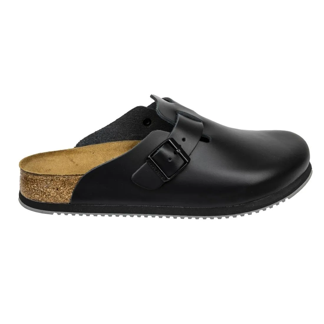 BB129-42 Birkenstock Super Grip Professional Boston Clogs Black 42