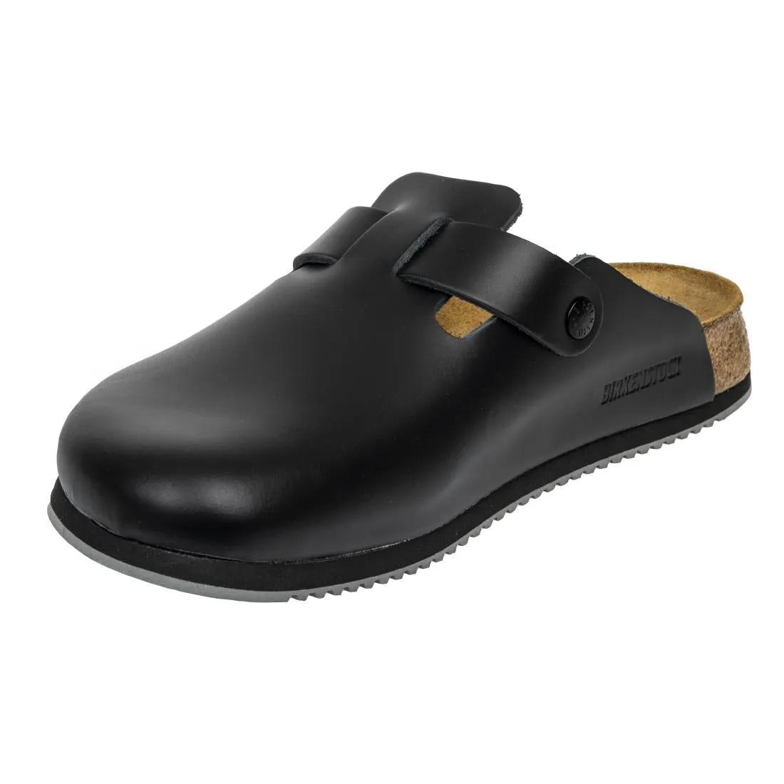 BB129-42 Birkenstock Super Grip Professional Boston Clogs Black 42