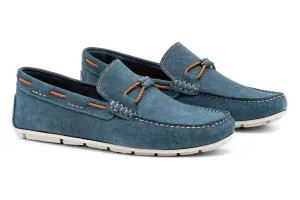 Bermuda Nubuck Braided Bit Loafers - Ocean