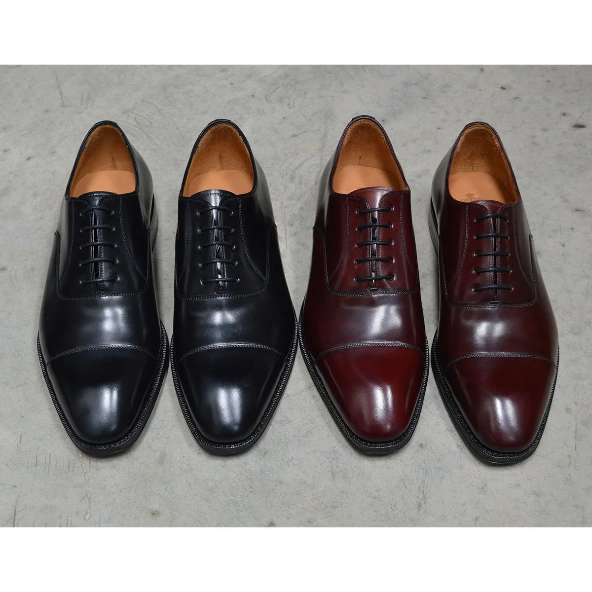 Berwick 1707 Premium Grade Cordovan Straight Cap Oxford (5217)