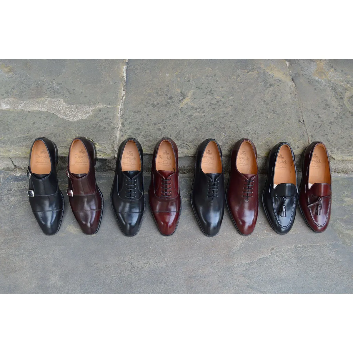 Berwick 1707 Premium Grade Cordovan Straight Cap Oxford (5217)