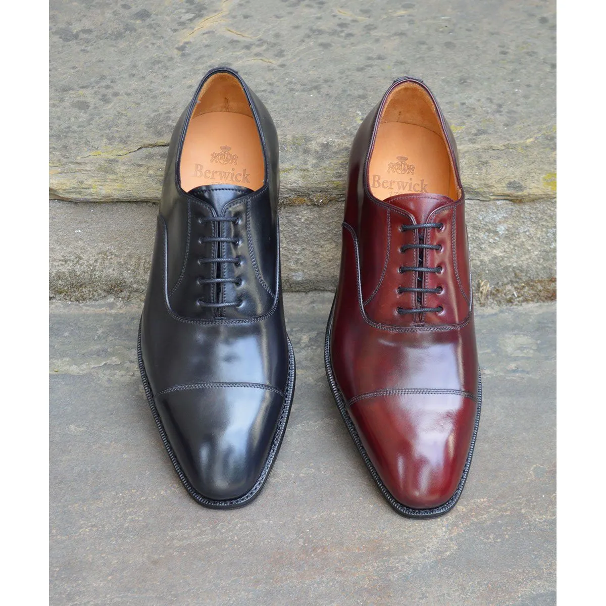 Berwick 1707 Premium Grade Cordovan Straight Cap Oxford (5217)