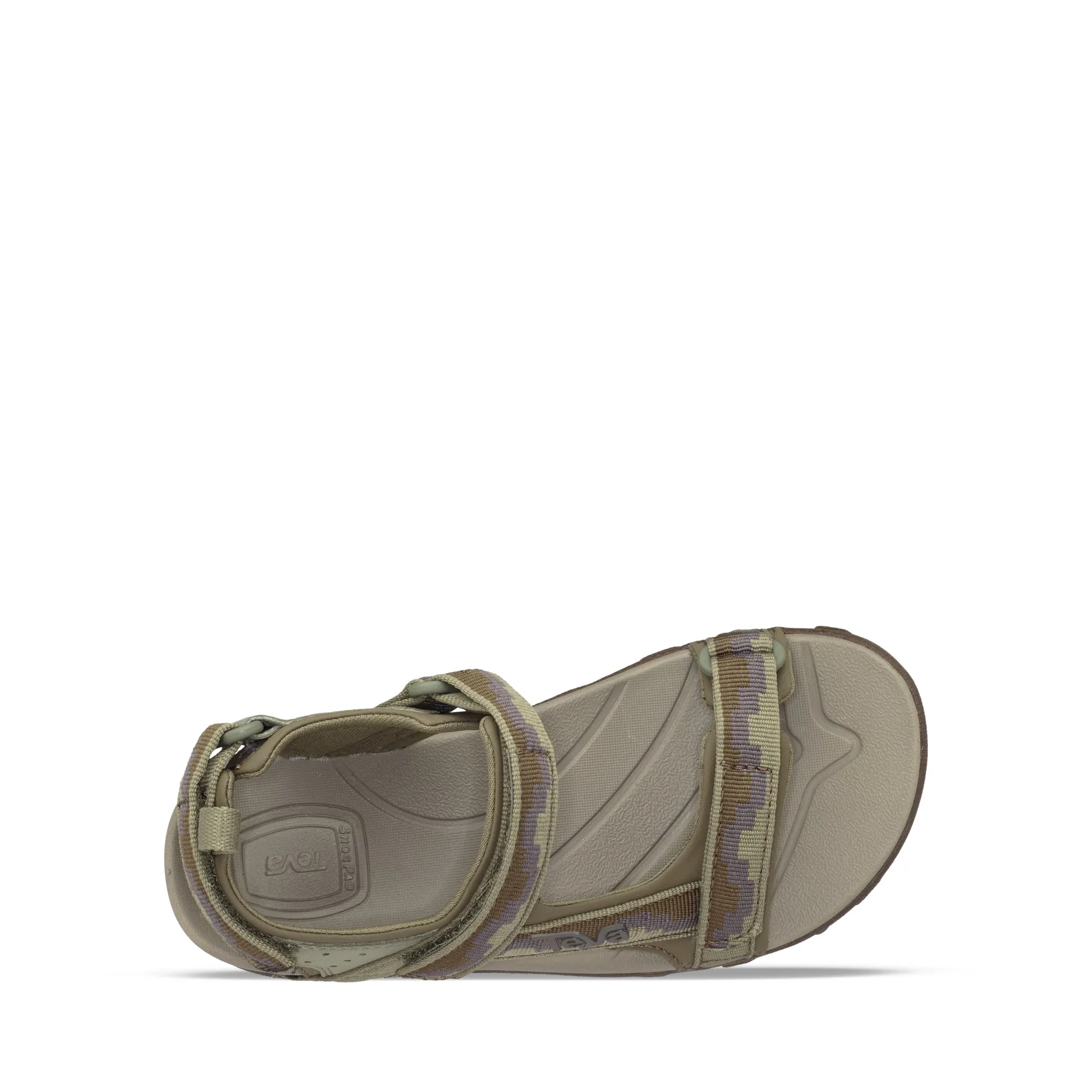 Big Kid's Teva Tanza Color: Steps Dark Olive