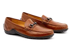 Bill Water Buffalo Horse Bit Loafers - Burnt Cedar