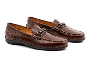 Bill Water Buffalo Horse Bit Loafers - Walnut