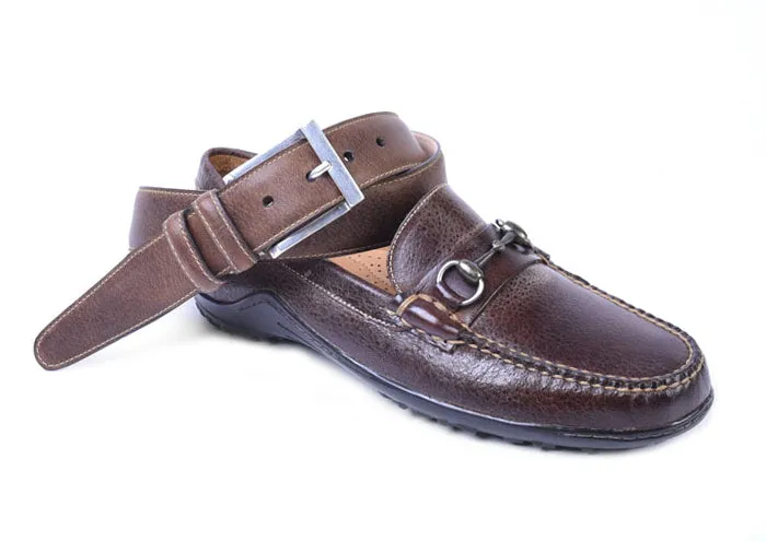 Bill Water Buffalo Horse Bit Loafers - Walnut