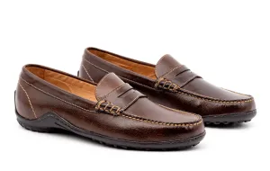 Bill Water Buffalo Penny Loafers - Walnut