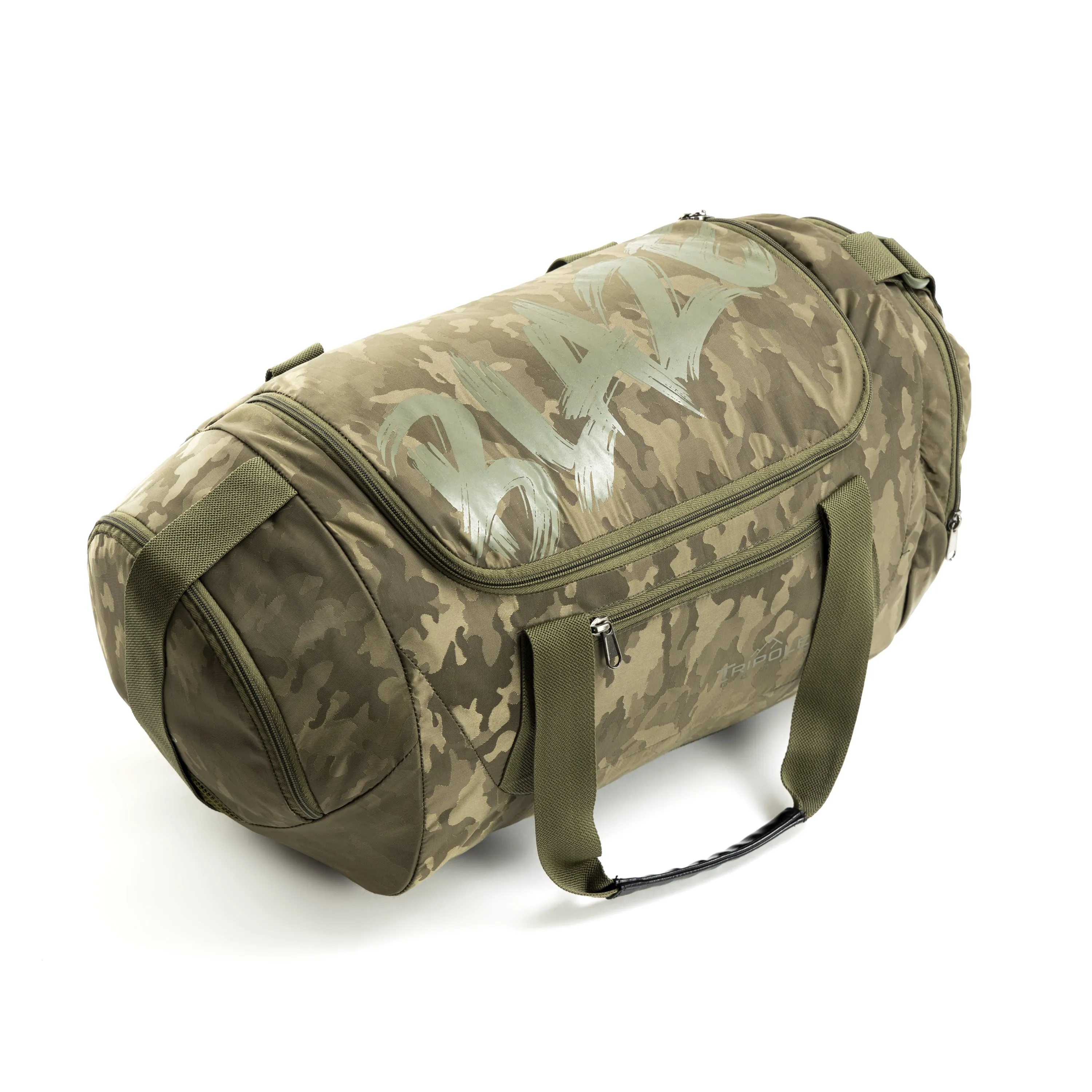 Blaze Gym & Sports Duffel Bag l Green Jaquard