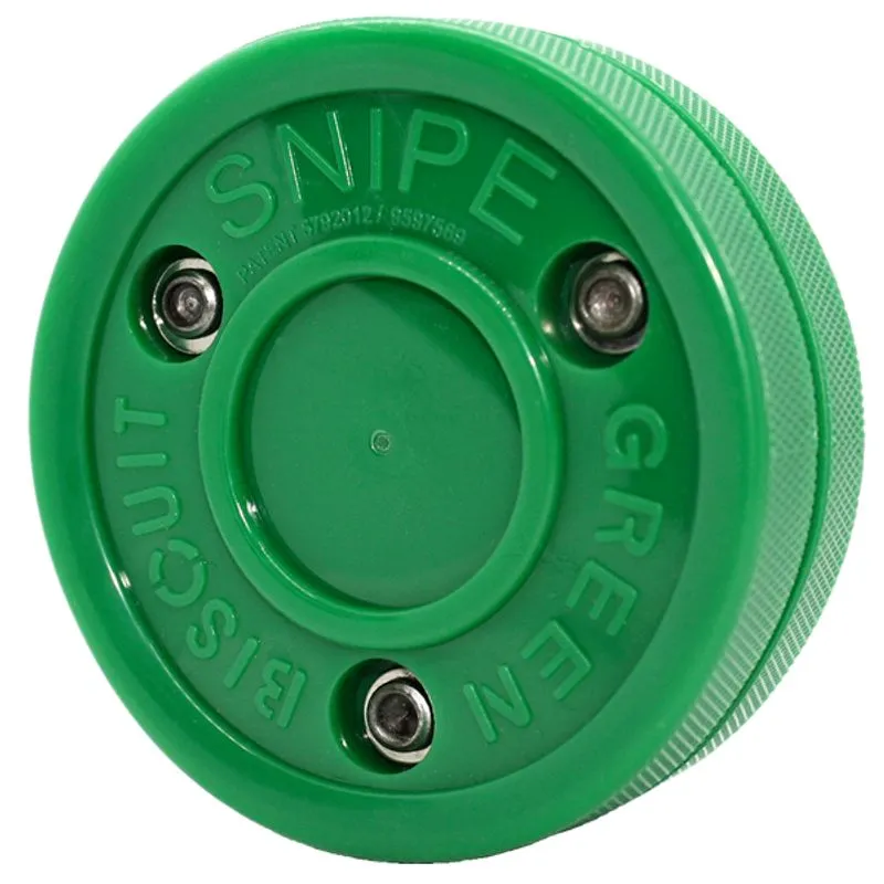 Blue Sports Green Biscuit Snipe Training Hockey Puck