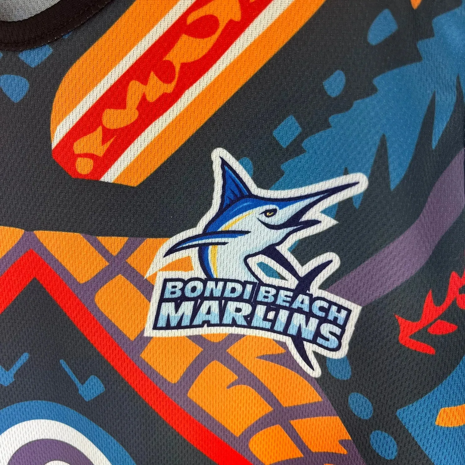 Bondi Beach Marlins Mens Rugby Vest