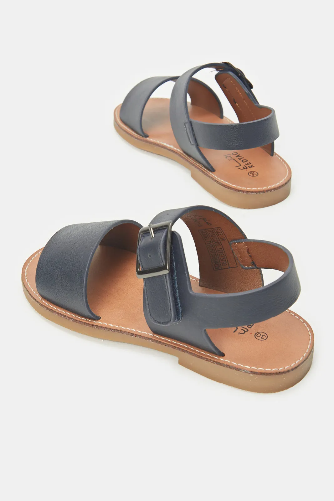 Boys Navy Comfort Sandals