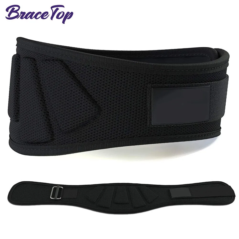 BraceTop Weightlifting Belt Bodybuilding Musculation Gym Belt Fitness Waist Support Sports Dumbell Powerlifting Weigh Lift Belts