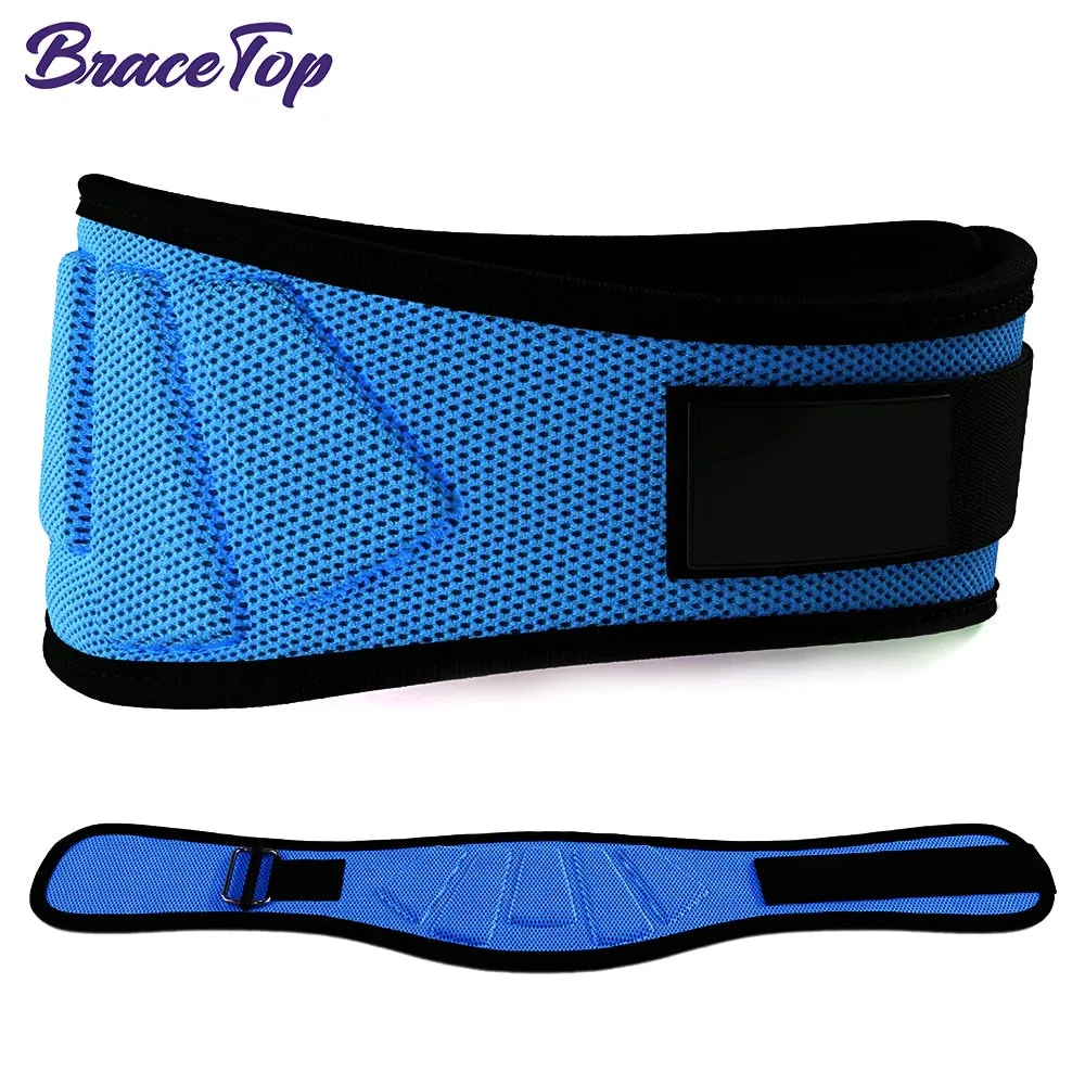 BraceTop Weightlifting Belt Bodybuilding Musculation Gym Belt Fitness Waist Support Sports Dumbell Powerlifting Weigh Lift Belts