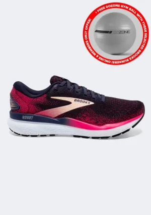 Brooks Women's Ghost 16 with FREE GoZone Gym Ball