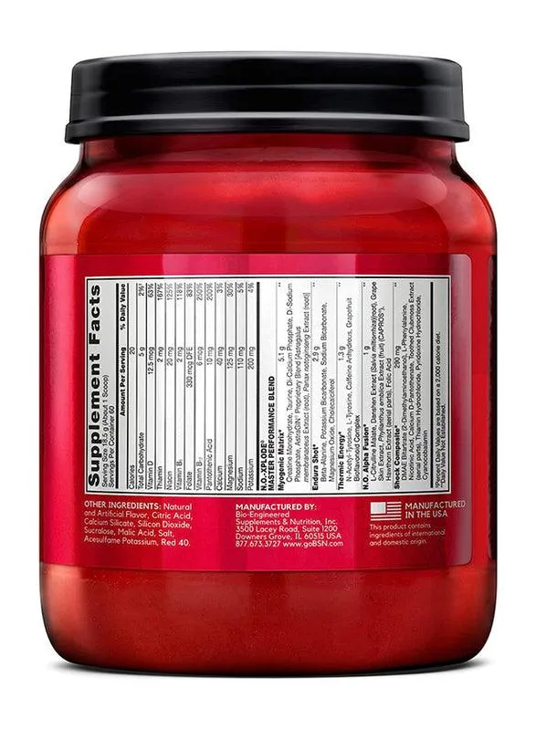 BSN No Xplode Legendary Pre Workout 60 Servings