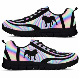 Bulldog Dog Sneaker, Bulldog Dog Lovers Sneakers Gym Running Shoes Gift For Women Men, Bulldog Dog Shoes