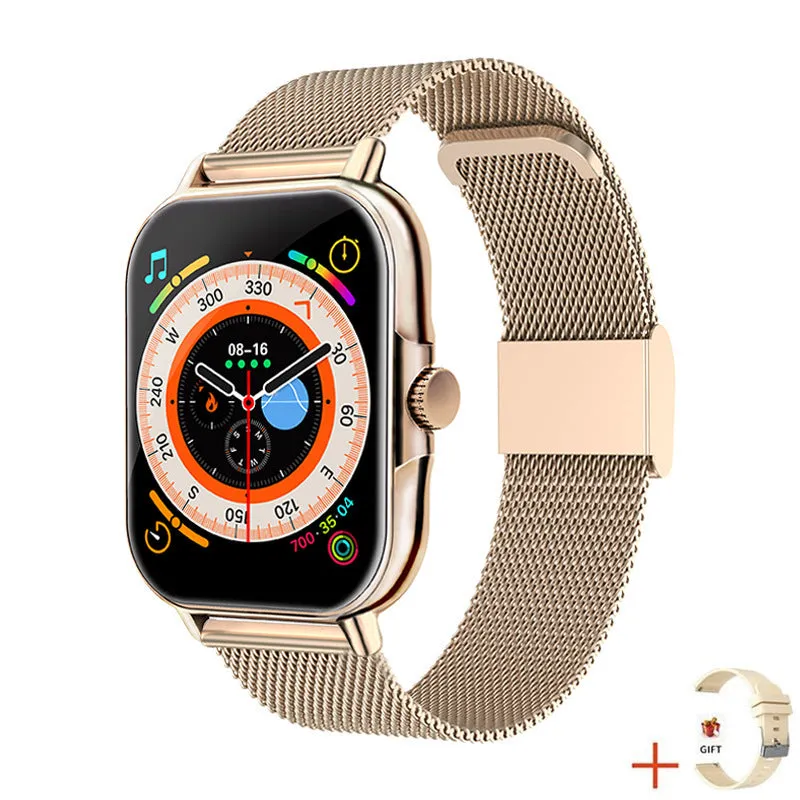 Call Smart Watch Encoder HD Voice Assistant Blood Pressure Heart Rate Bracelet