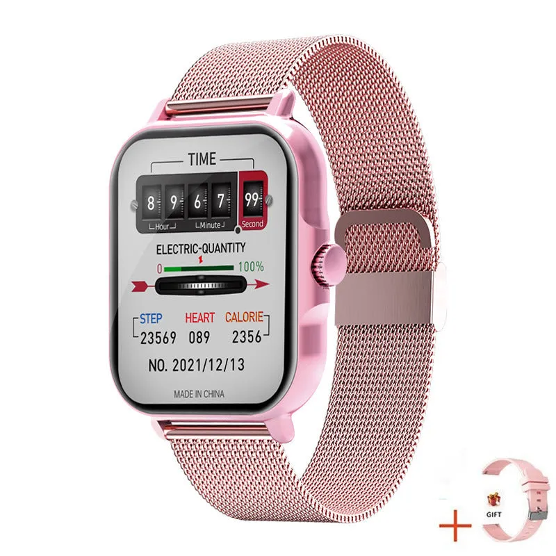 Call Smart Watch Encoder HD Voice Assistant Blood Pressure Heart Rate Bracelet