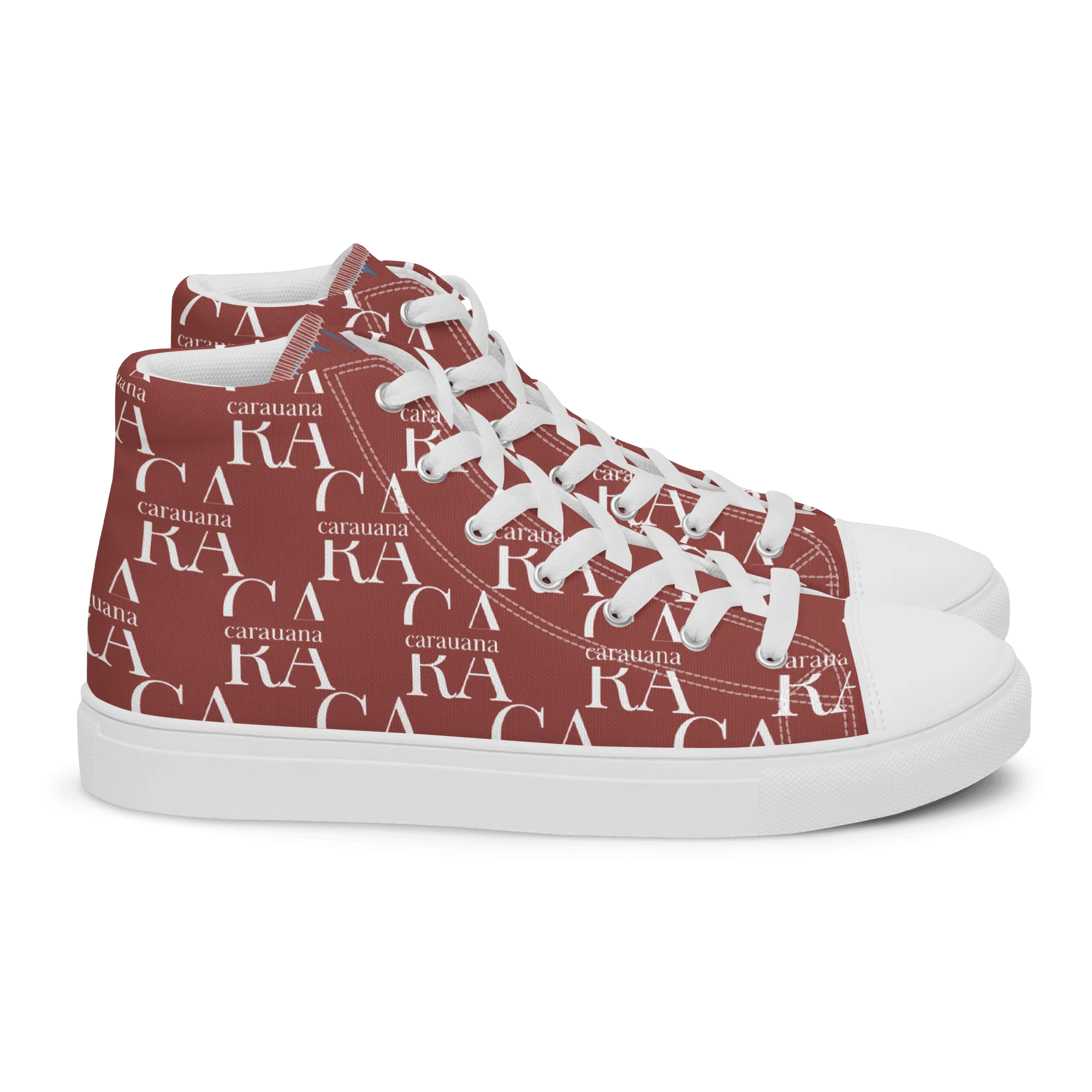 CARAUANA Hip Hop canvas shoes Brown Branded