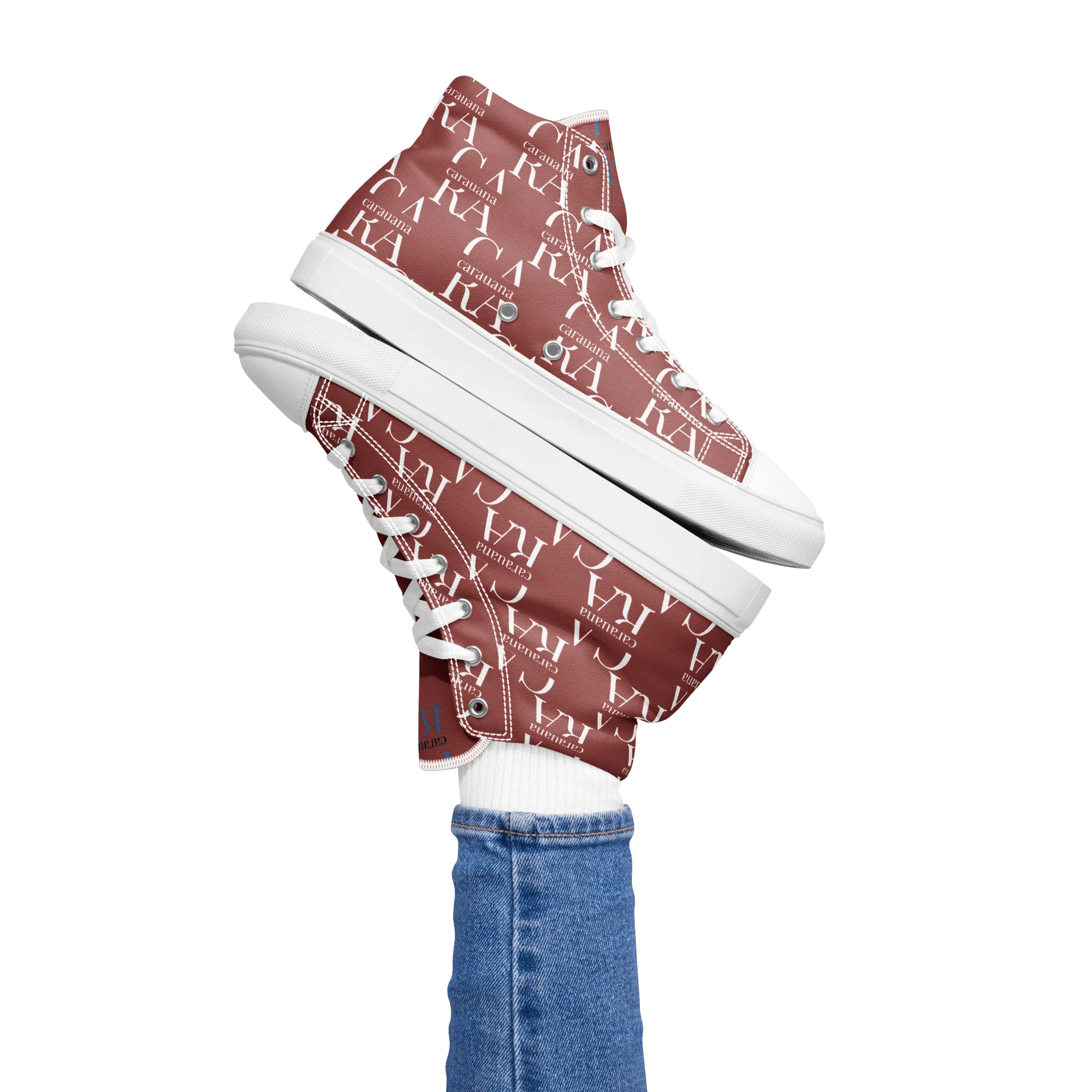 CARAUANA Hip Hop canvas shoes Brown Branded